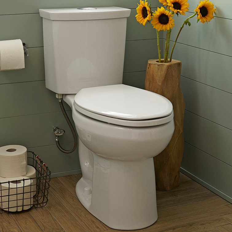 American Standard H2Option Dual Flush Round TwoPiece Toilet (Seat Not